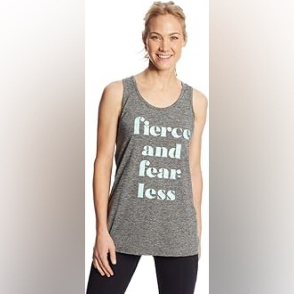 Champion women's Fierce And Fearless activewear athletic tank top shirt |S
b2